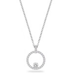 Monemel Swarovski Mavi Kalp  Kolye (Altın Kaplama) SEVGILIYE HEDIYE